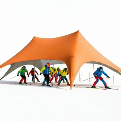 шатер для зимних мероприятий